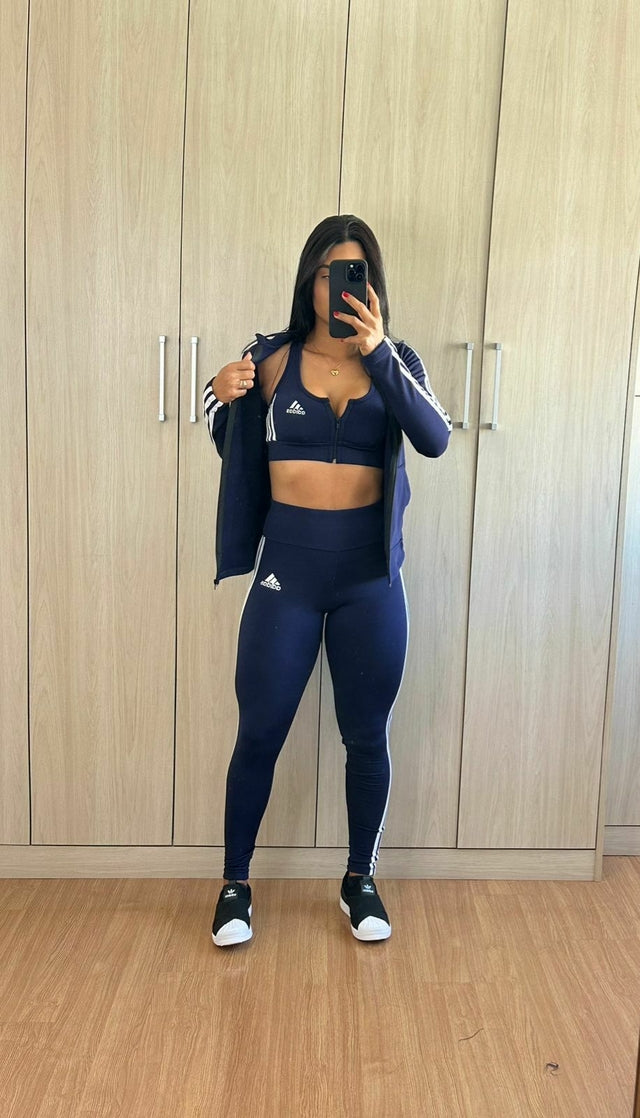 Conjunto Fitness Adid (varias cores)