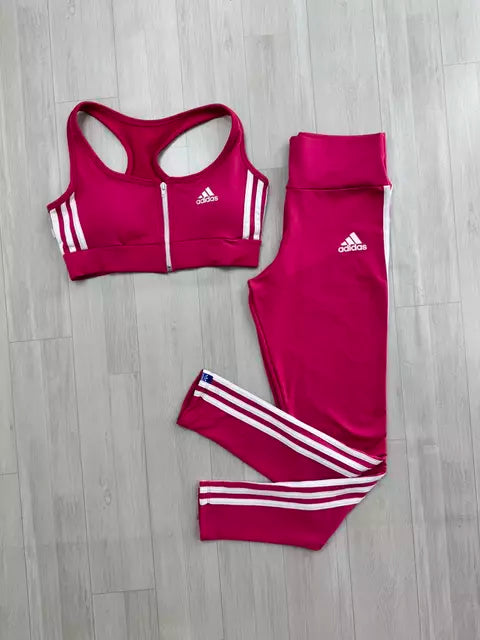 Conjunto Fitness Adid (varias cores)