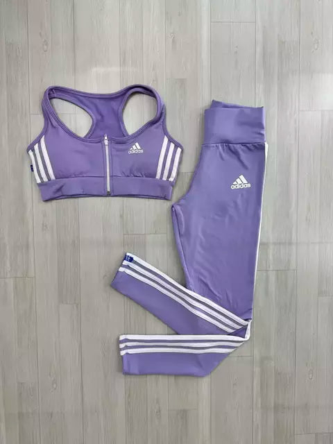 Conjunto Fitness Adid (varias cores)